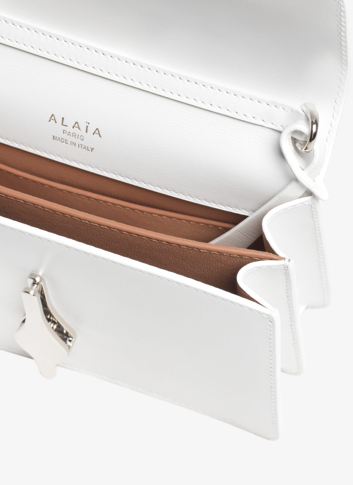 FRANCA 2003 S CUIR LUX OPTICAL WHITE ALAÏA WHITE  FRANCA 2003 S CUIR LUX OPTICAL WHITE